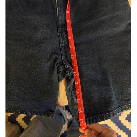 Vintage Sasson Jean Shorts, 80s 90s, High Rise, Dark Wash Denim Cutoffs, XS 25"W - Picture 9 of 10